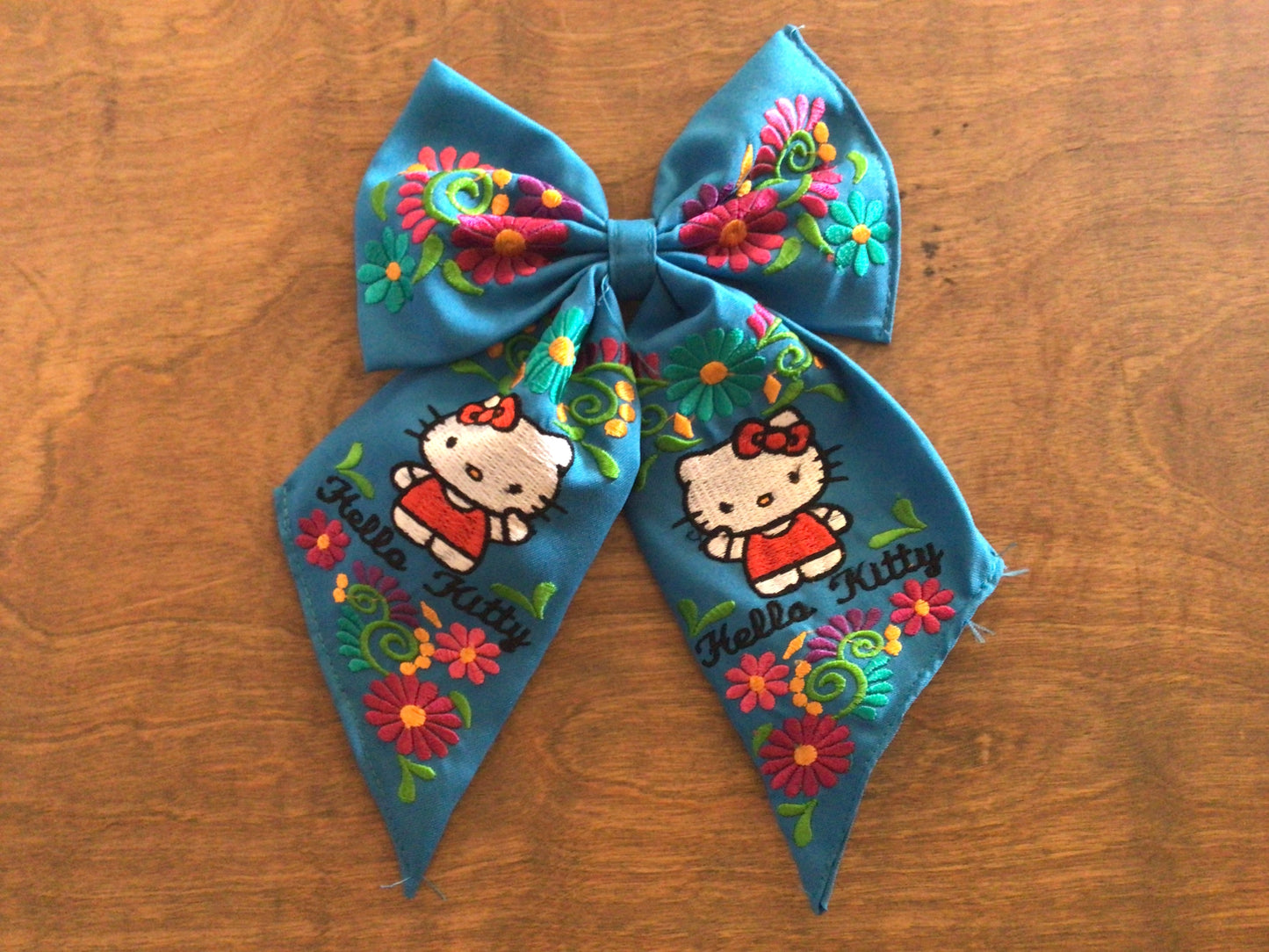 Embroidered Hello Kitty Bow