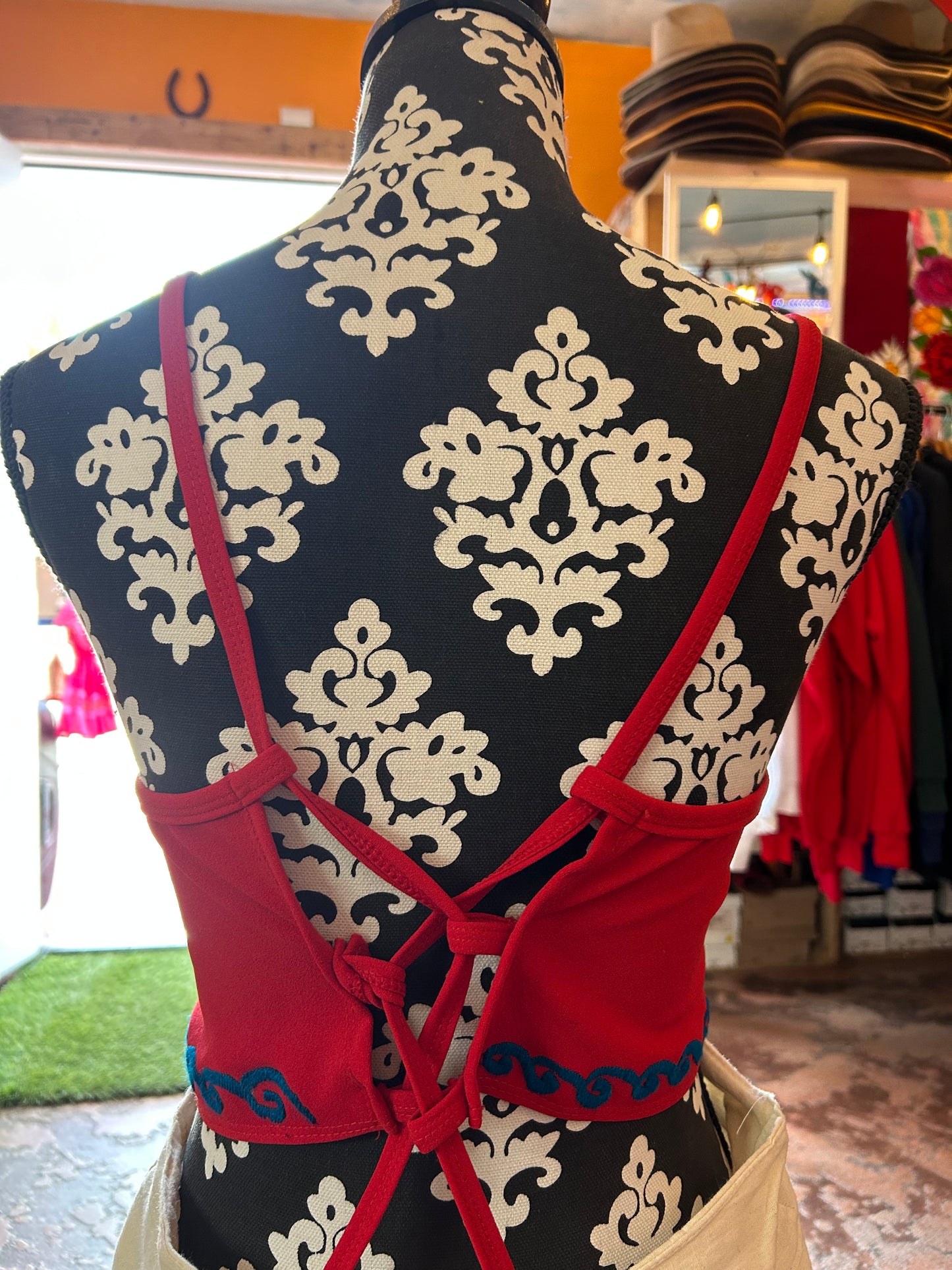 Embroidered Halter Top