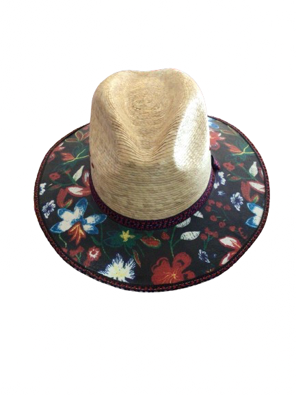 Frida & Flowers Palm Hats (Print Rim)