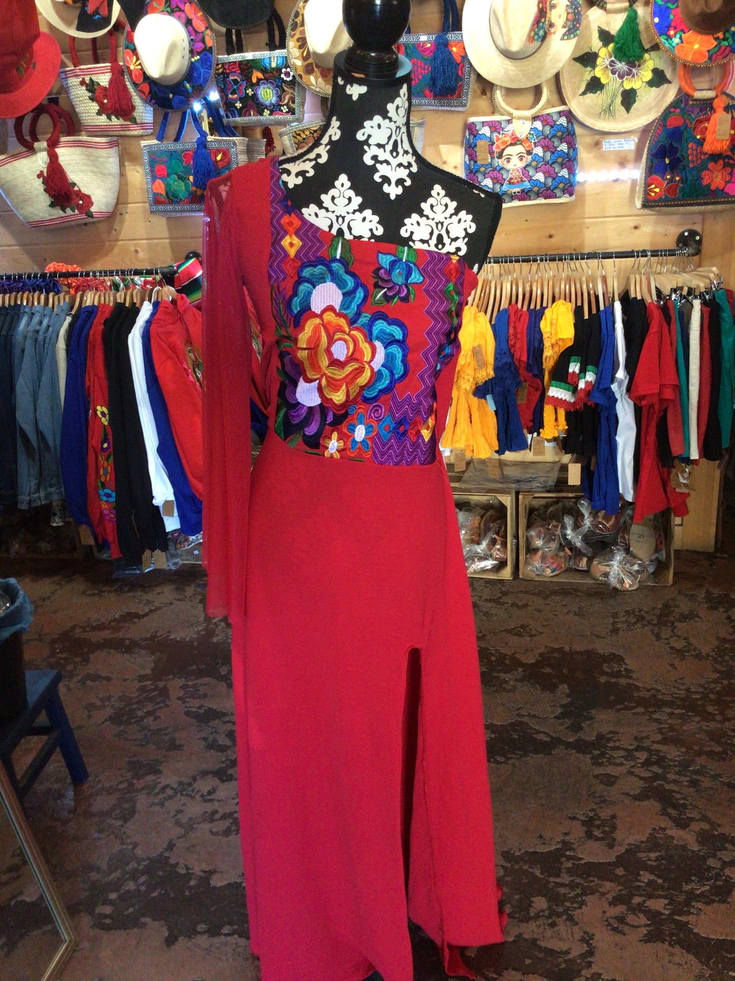 Off Shoulder Sleeve Cut Dress