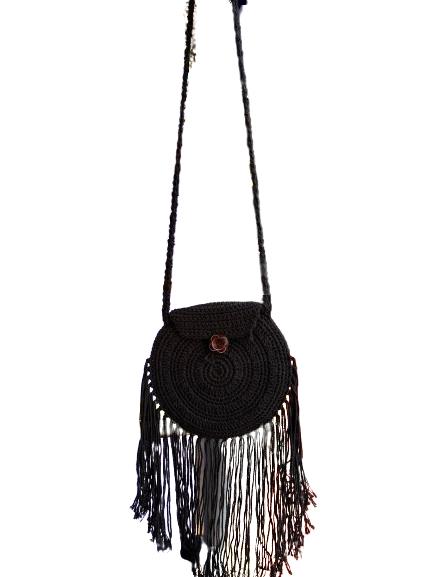 Assorted handmade knit bag