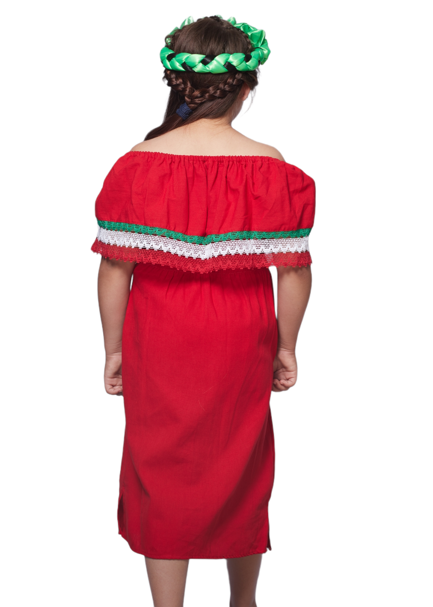 Mexican Tri-color Campesino girl dress