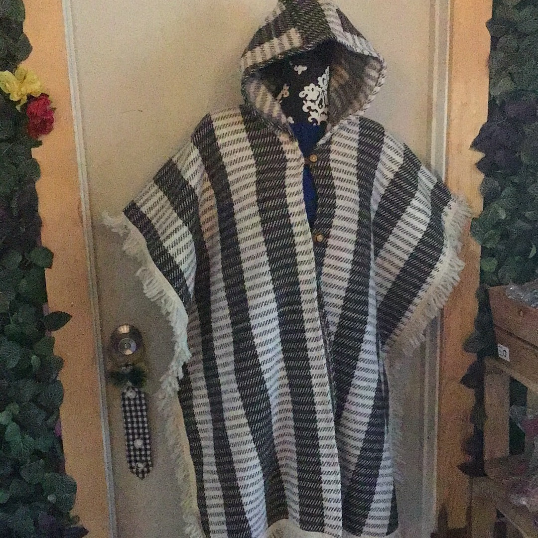 Poncho with hood