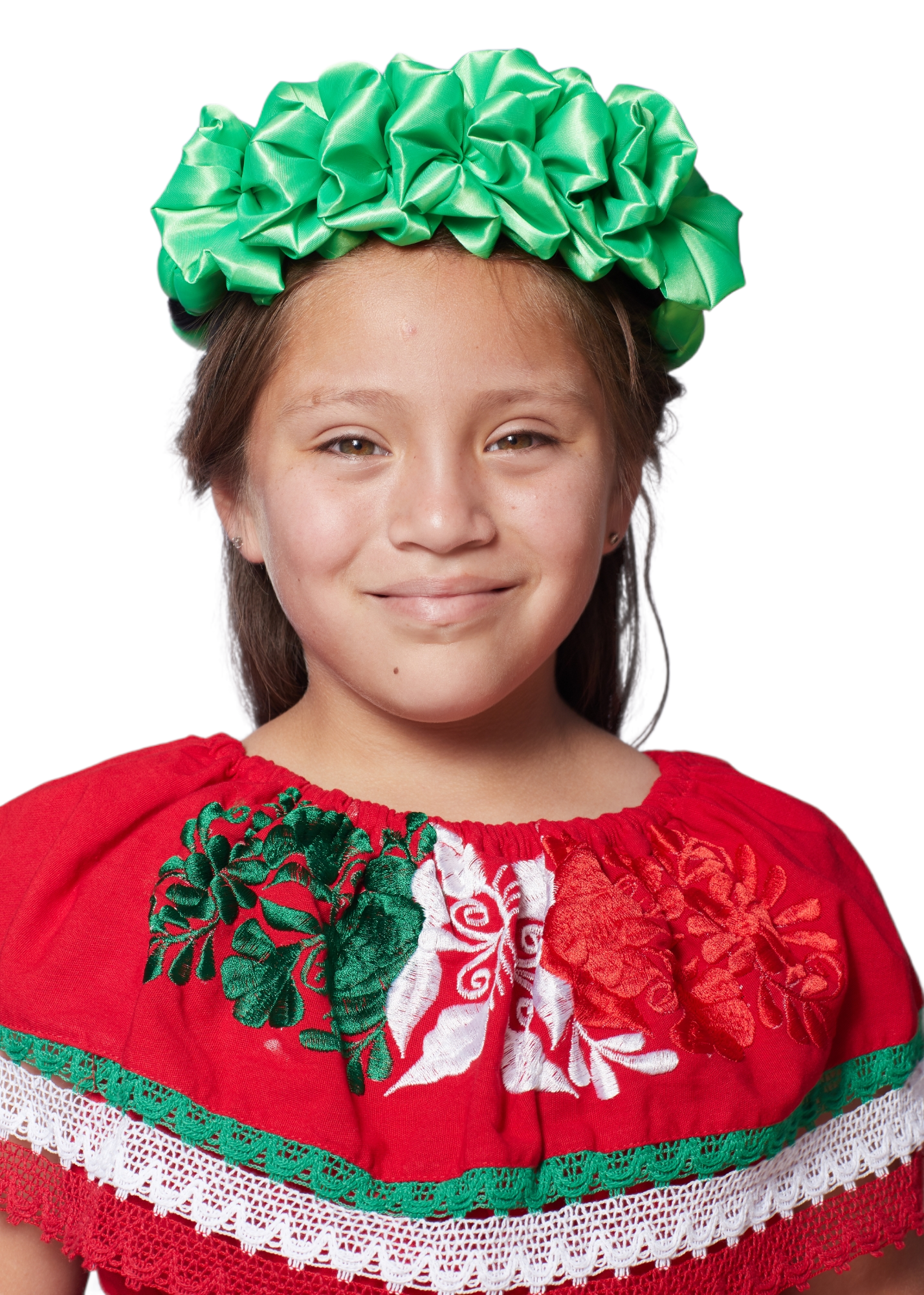 Mexican Tri-color Campesino girl dress