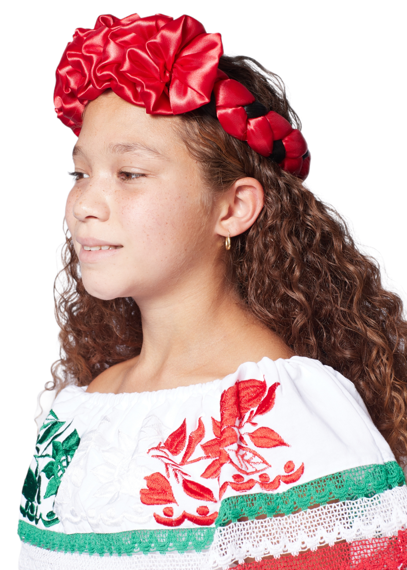 Mexican Tri-color Campesino girl dress