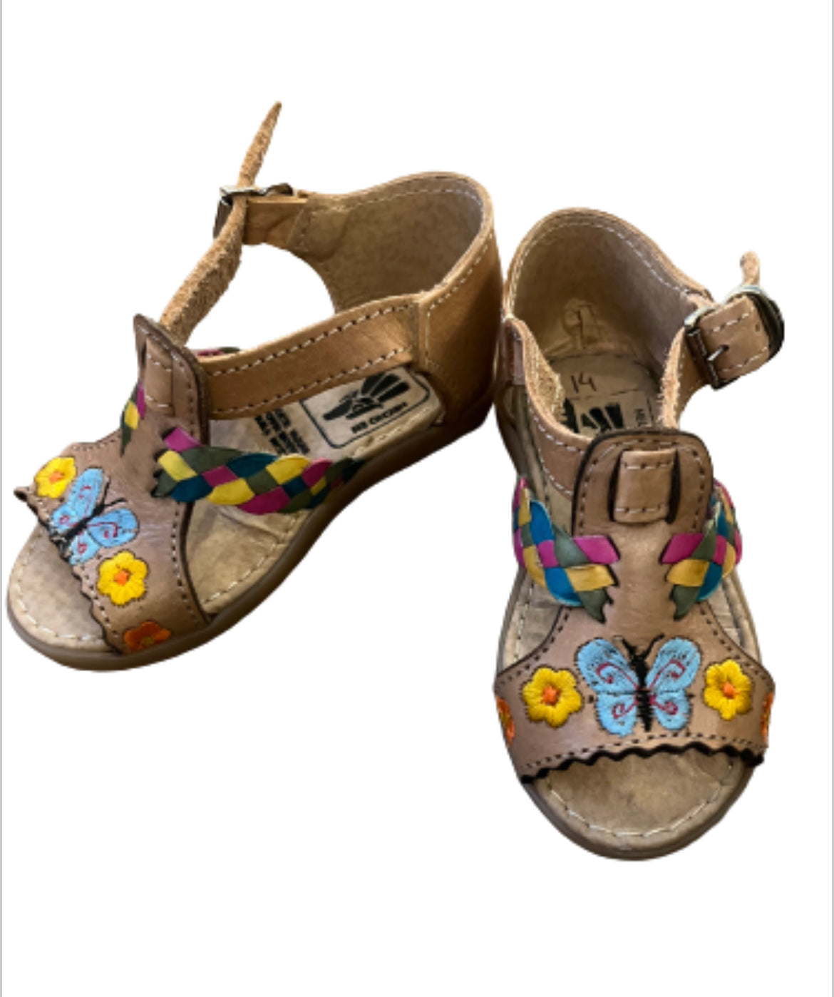 Girls embroidery sandals
