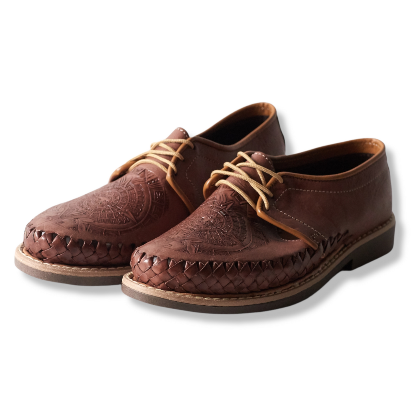 008/ Brown Aztec shoe