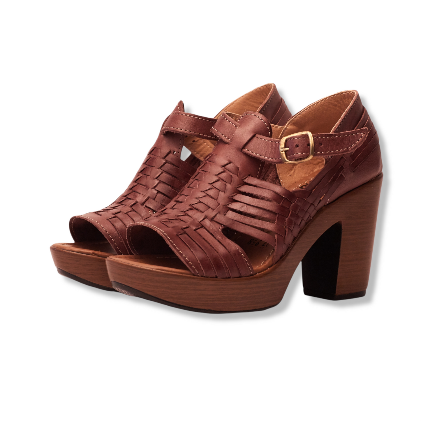 958/ Chunky Brown heel