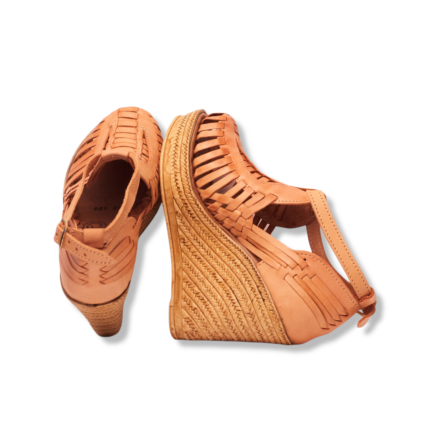 885/ Pale Tan Wedge shoe