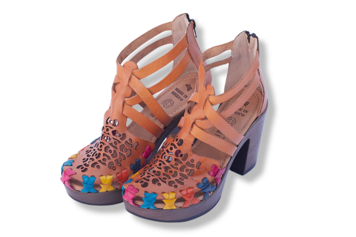 815/ Cafe Kross chunky heel shoe