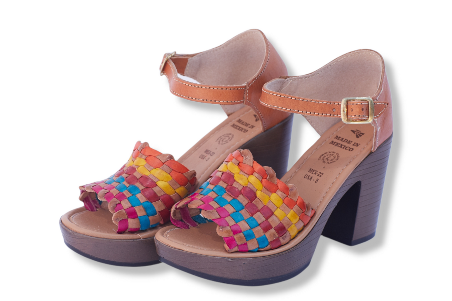981/ Pride chunky heel shoe