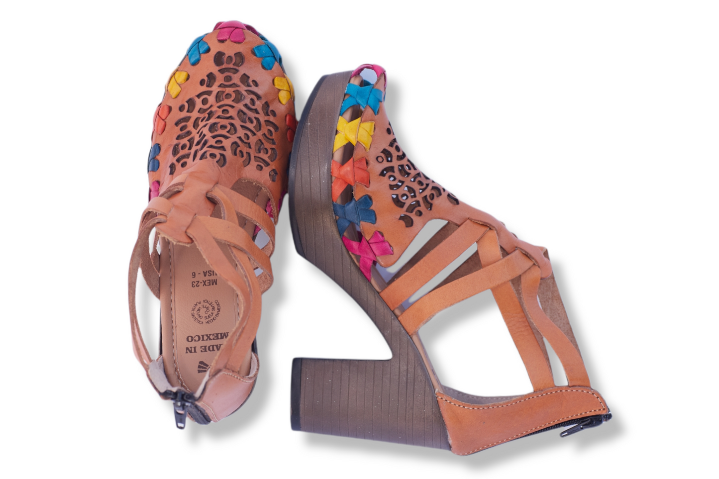 815/ Cafe Kross chunky heel shoe