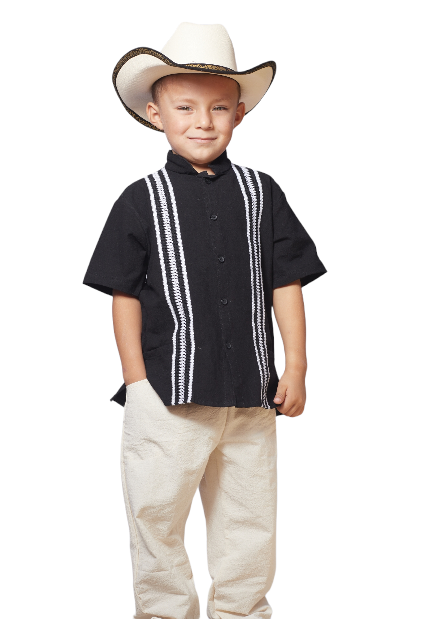 Guayabera and Pant Set