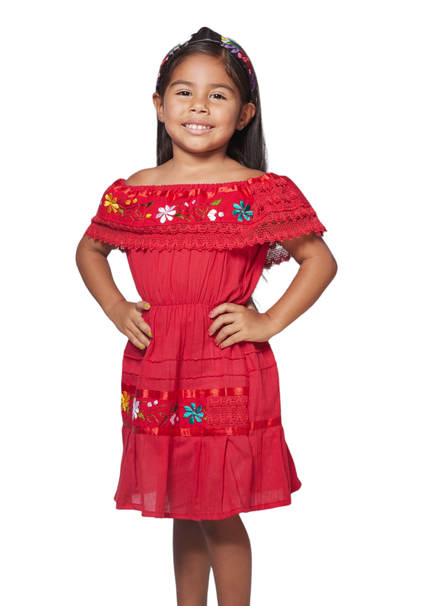 Girl Campesino (cinched waist) dress