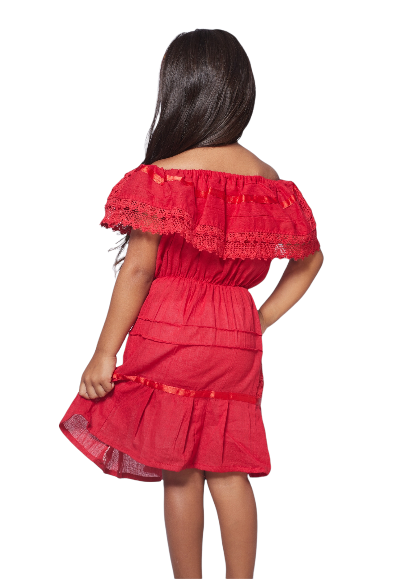 Girl Campesino (cinched waist) dress