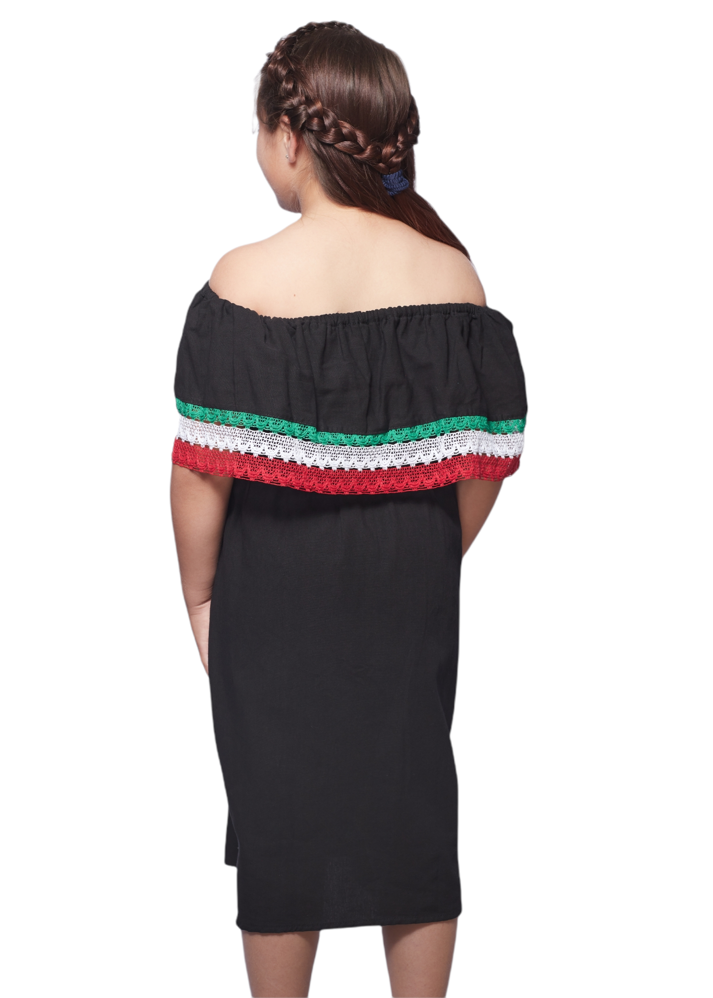 Mexican Tri-color Campesino girl dress