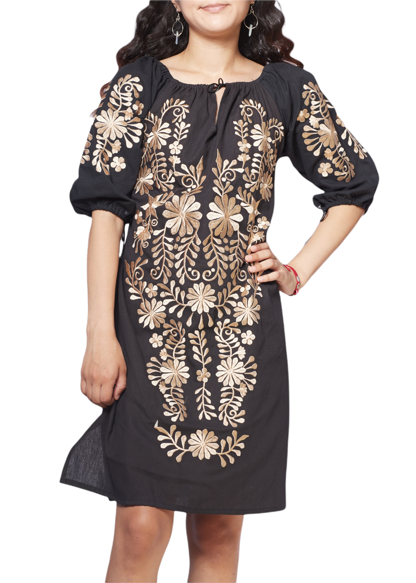 Globo Black and Gold dress