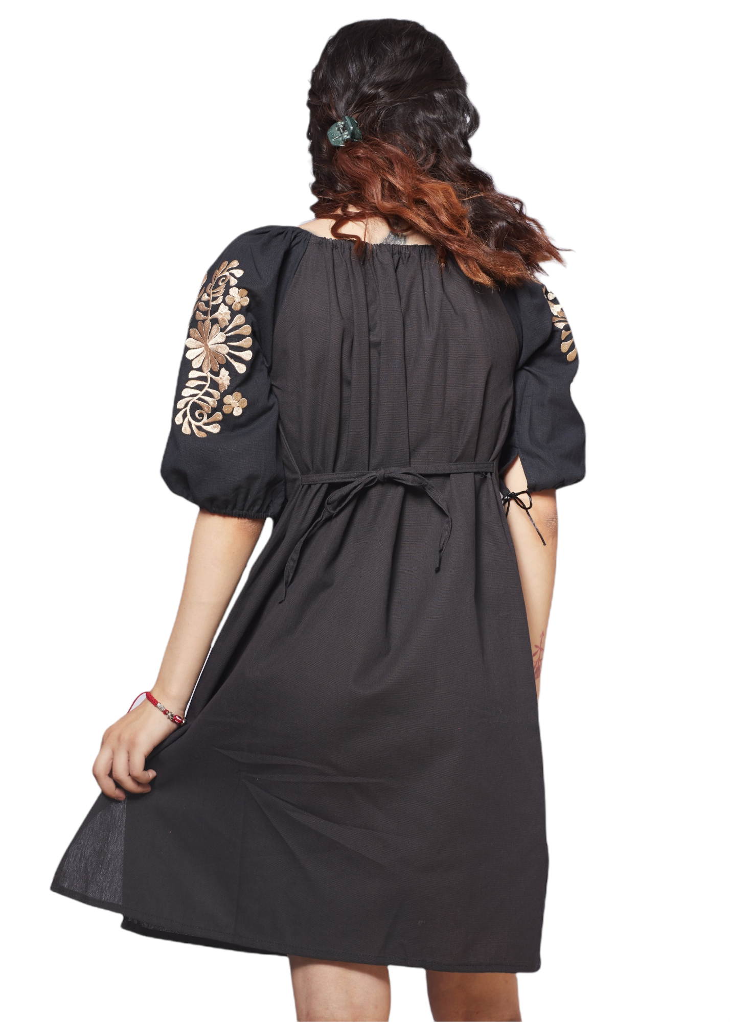 Globo Black and Gold dress