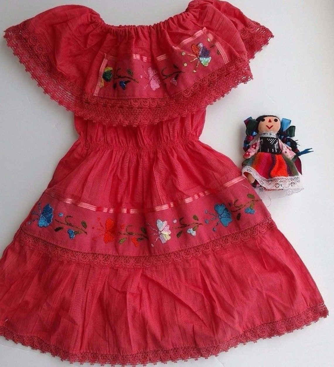 Girl Campesino (cinched waist) dress
