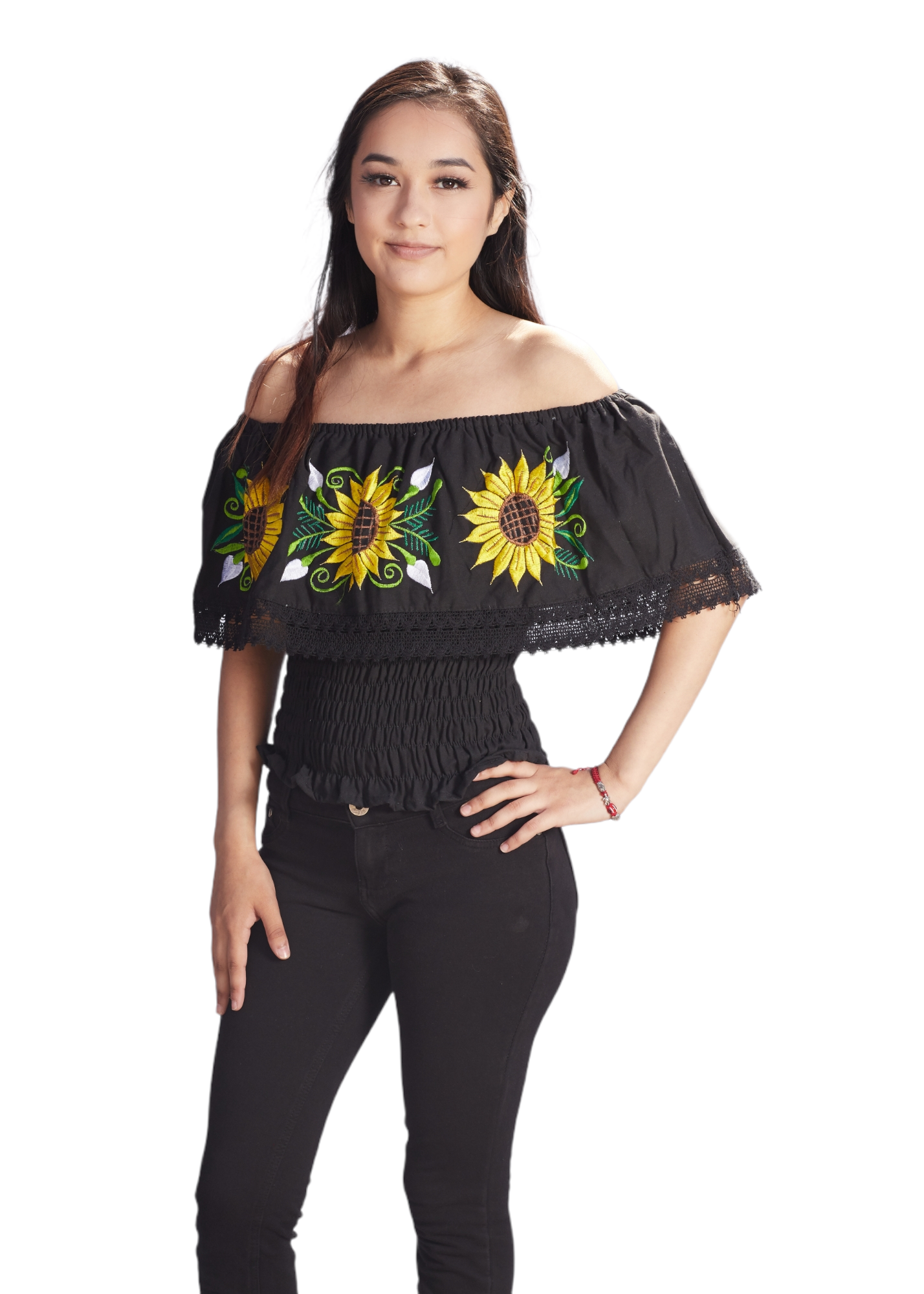 Sunflower Campesino Top