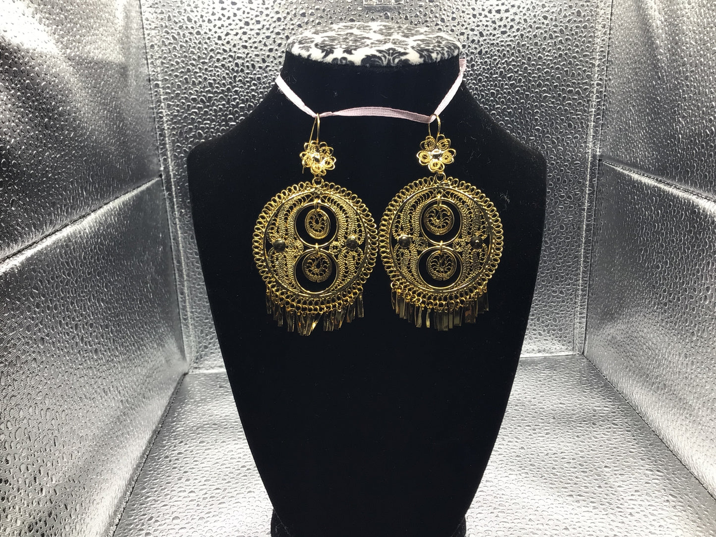 Large Gold Earrings