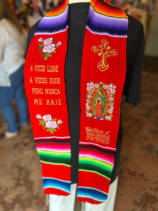Graduation Embroidered Sash 2026