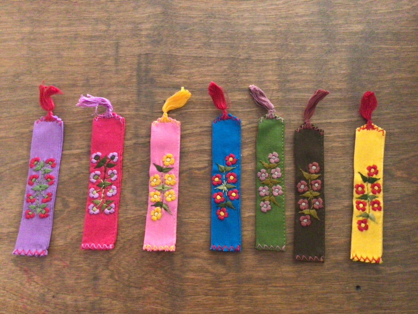Embroidered Bookmarks