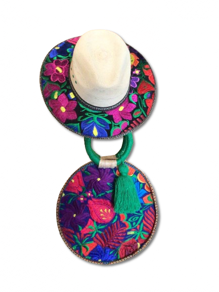 Bag Set (Palm Emb Hat & Bag)