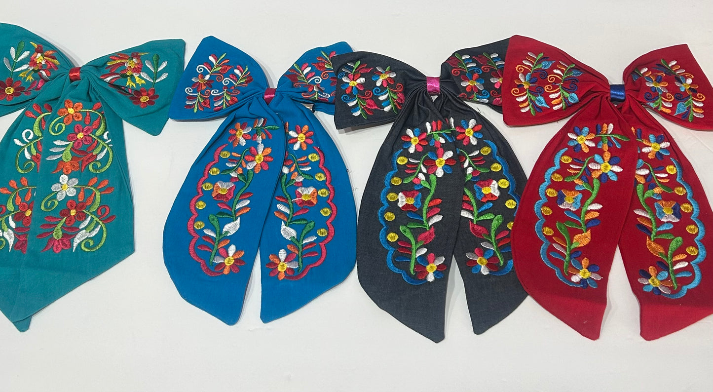 Embroidered Bow