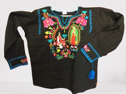 Guadalupe Long Sleeve Embroidered