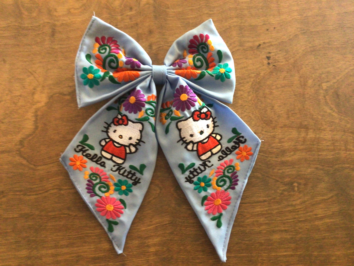 Embroidered Hello Kitty Bow
