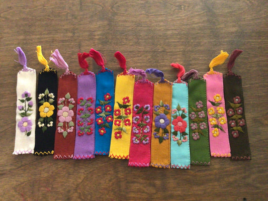 Embroidered Bookmarks