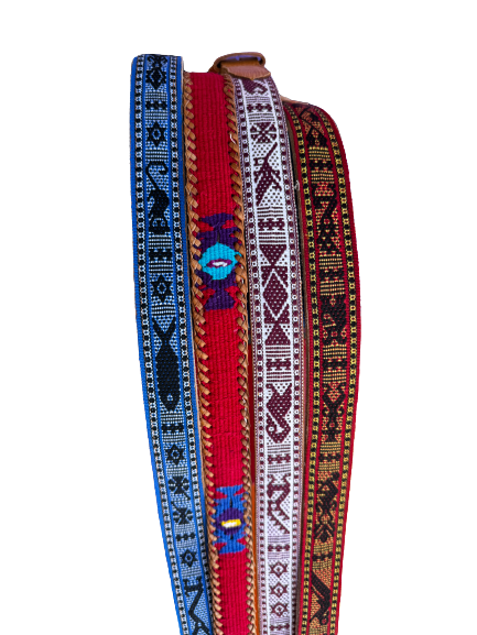 Leather Embroidered Belts