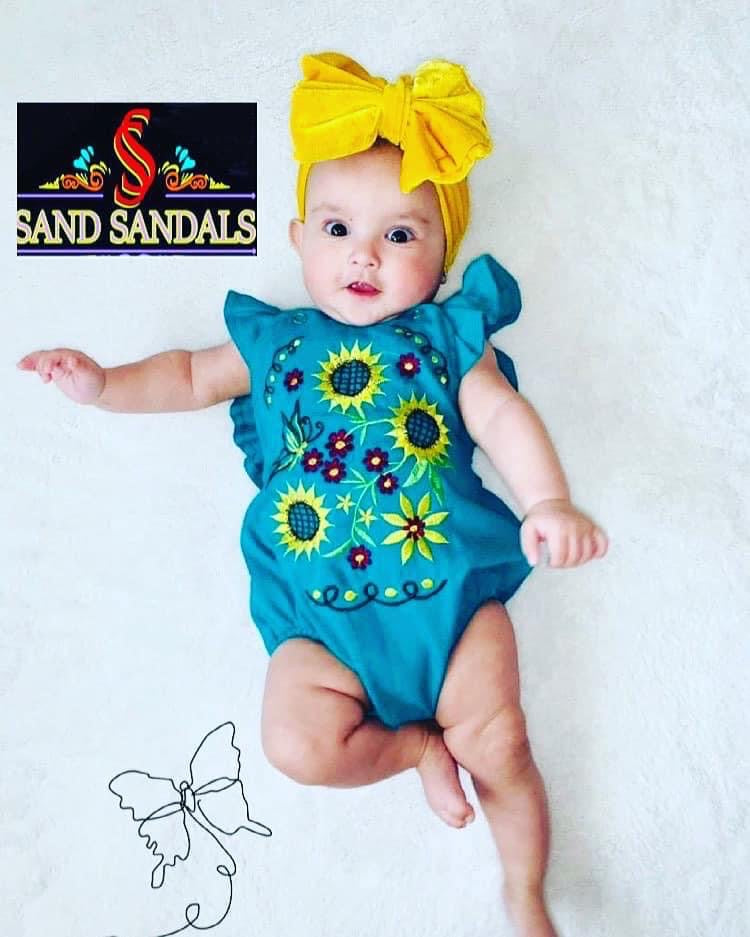 Baby embroidered onesies