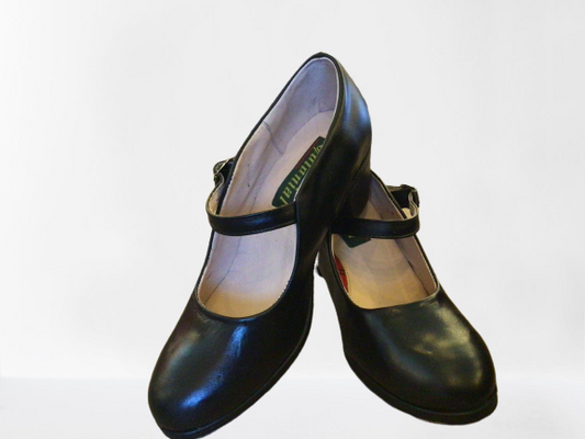 225/ Negro adult Folklorico shoe