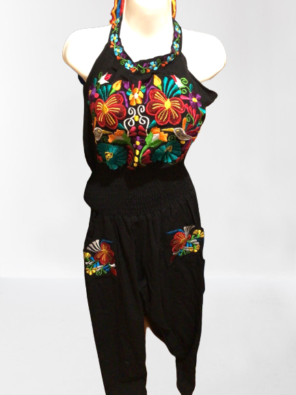 Collar Jumpsuit (cinched at waist)