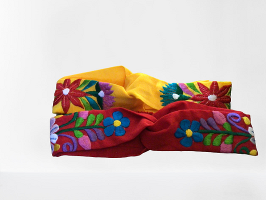 Embroidered headband