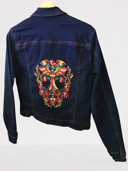 Jean calavera jacket