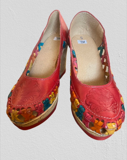 007/ Rojo platform shoe