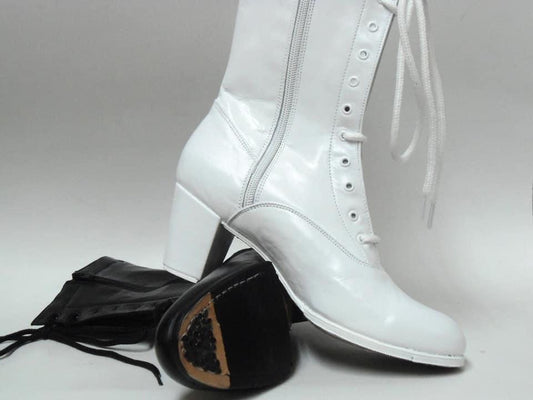 129/ Blanco Folklorico boot