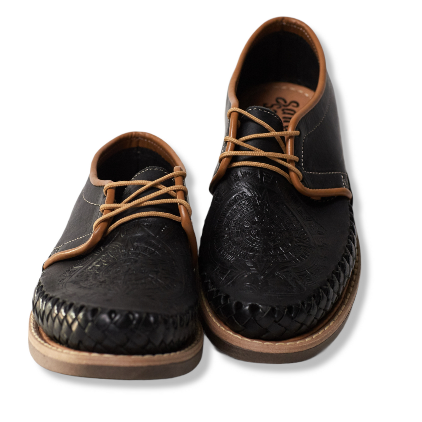008/ Black Aztec shoe