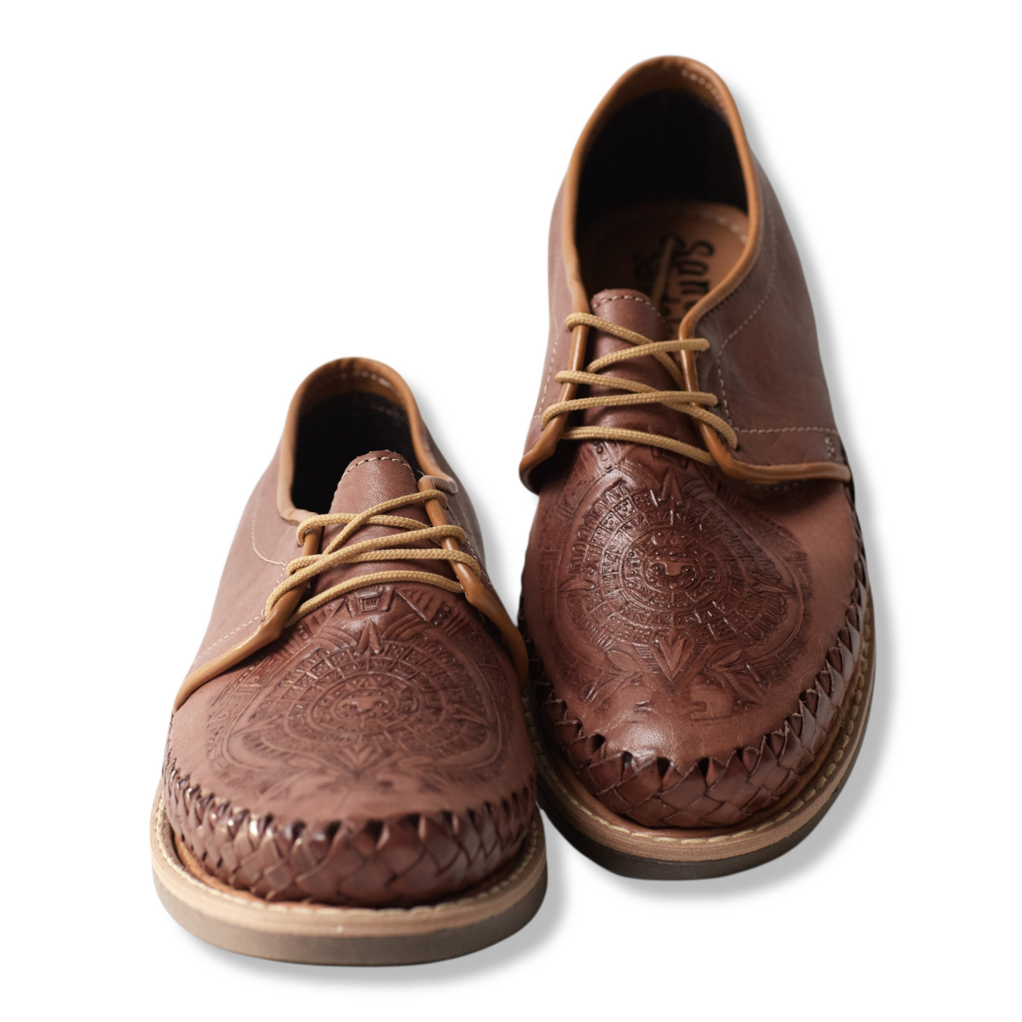 008/ Brown Aztec shoe