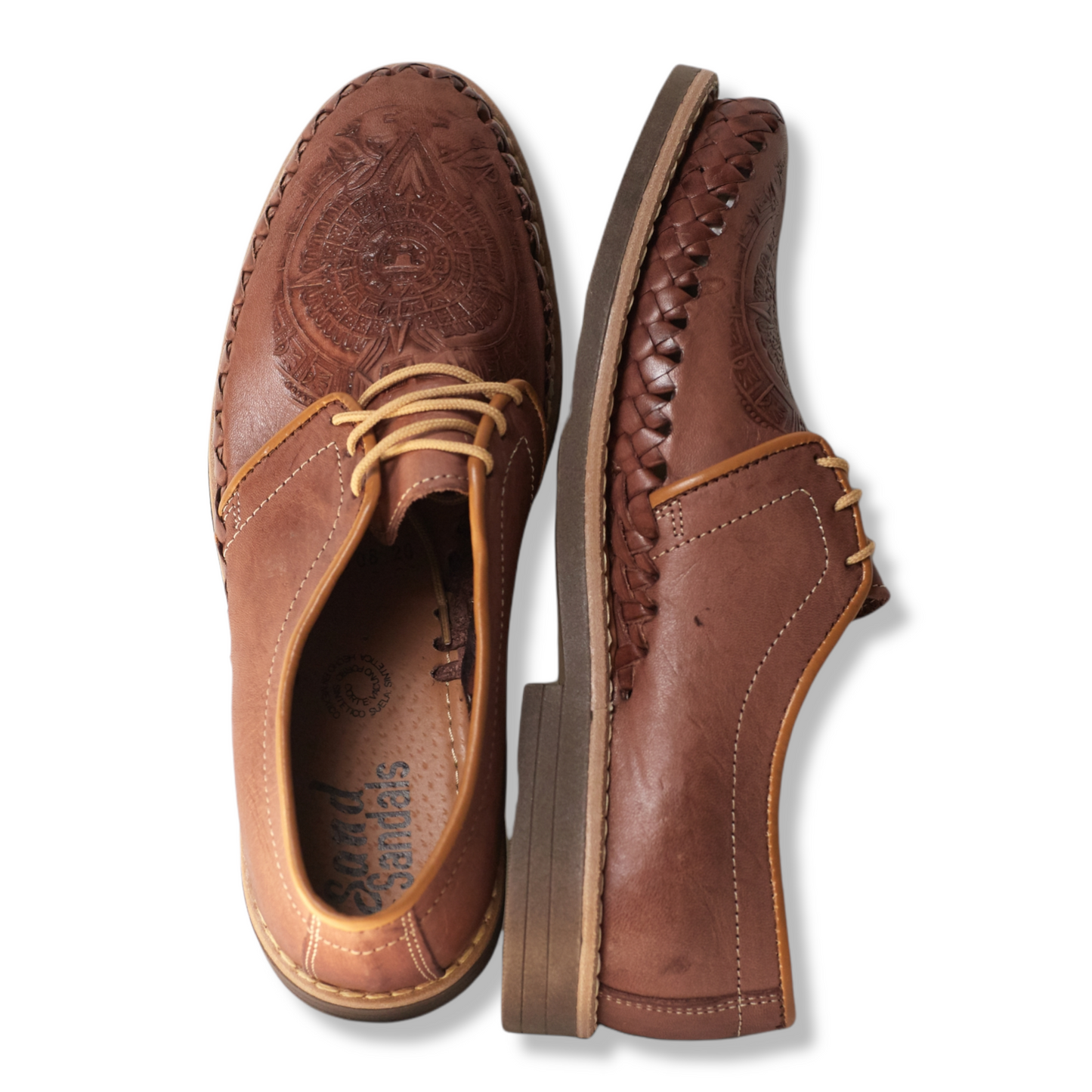 008/ Brown Aztec shoe