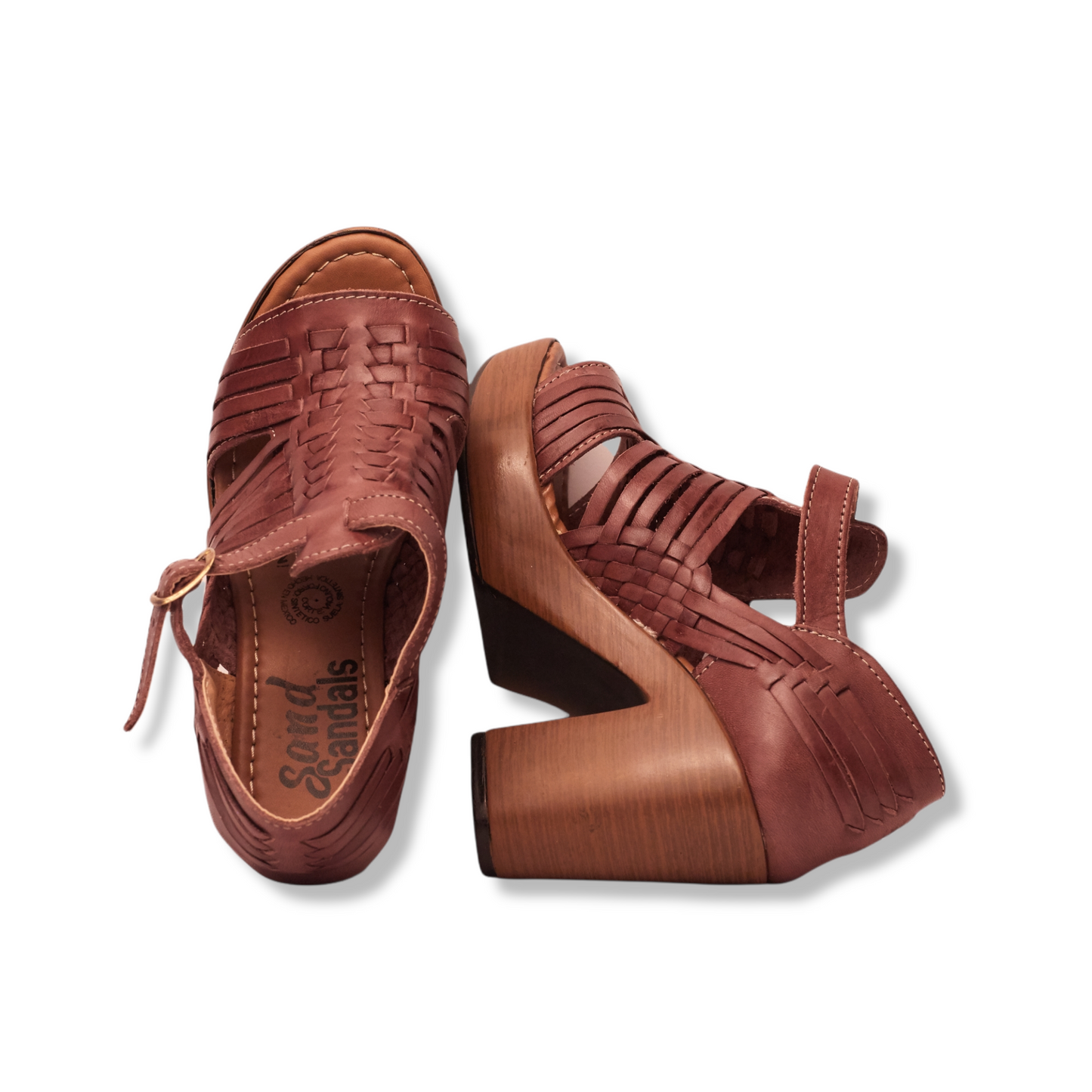 958/ Chunky Brown heel