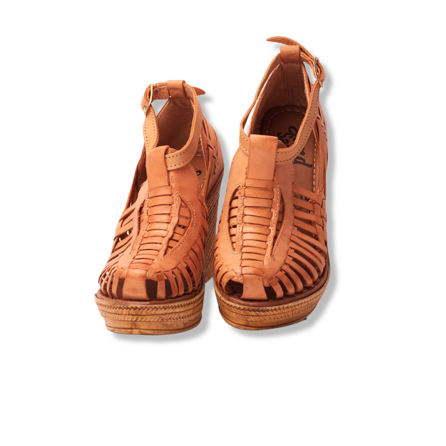 885/ Pale Tan Wedge shoe