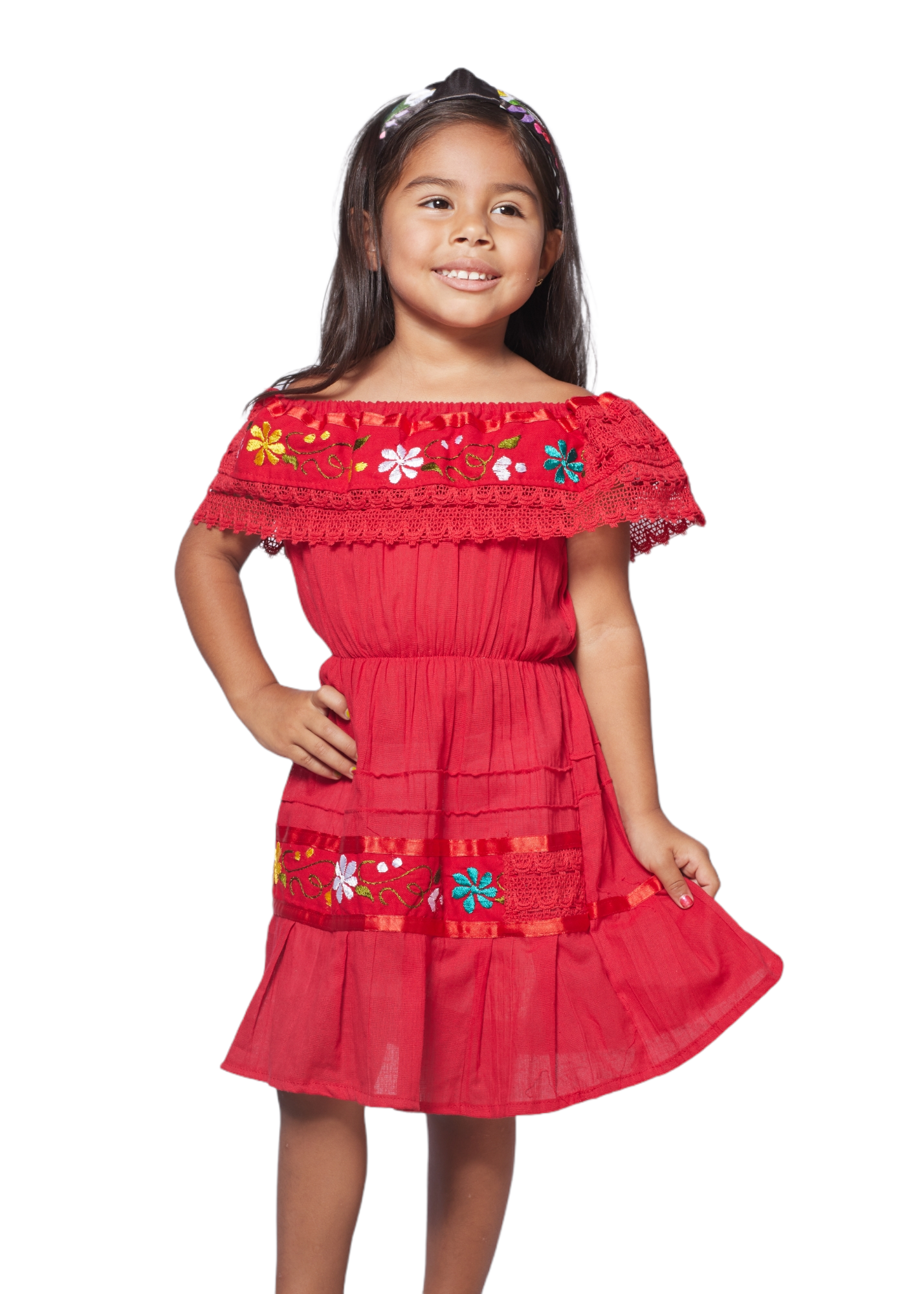 Girl Campesino (cinched waist) dress