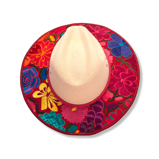 Mexican Palm Embroidered Hat