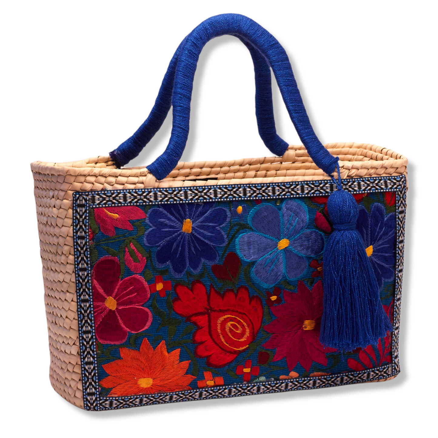 Embroidered rectangle tote/ bag