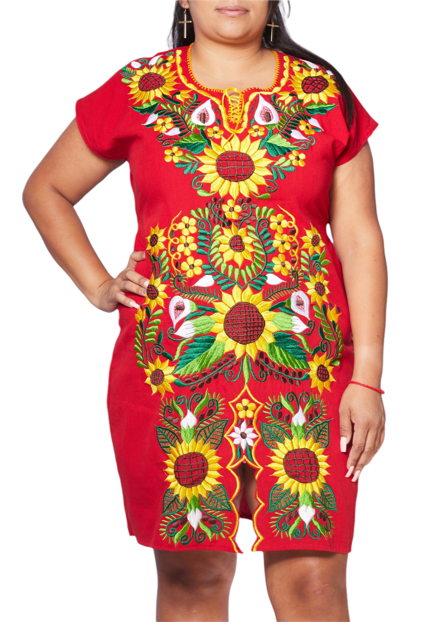 Sunflower Kimono Dress